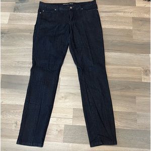 Michael Kors Rhinestone Accented Straight Leg Jeans